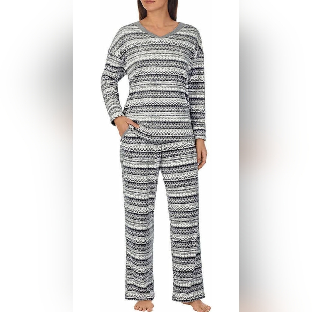 NAUTICA  LADIES FLEECE PAJAMA SET